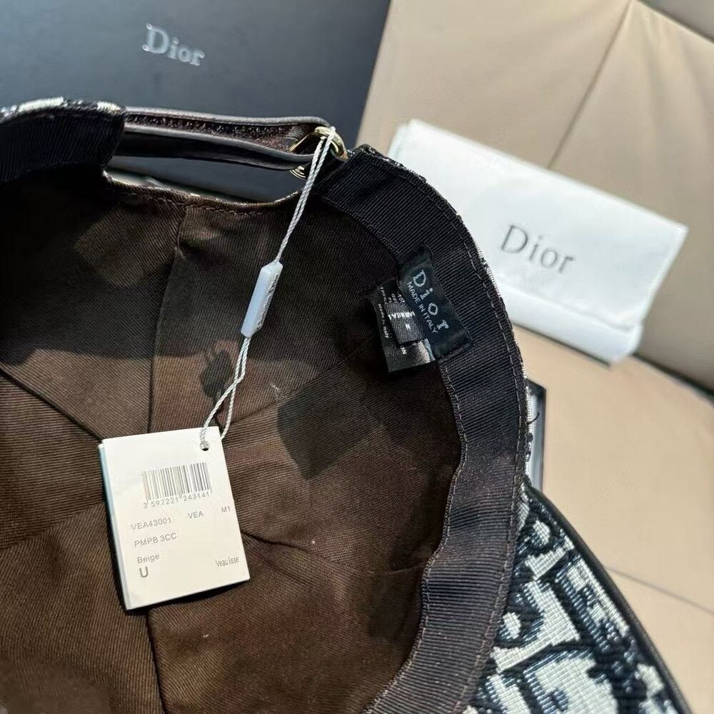 Dior Oblique Monogram Mesh Baseball Cap - Picture 2 of 7
